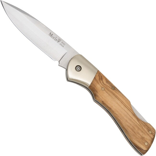 Muela Taschenme coltello da tasca in legno d'ulivo