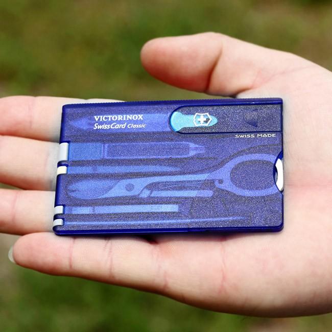 Victorinox SwissCard carta multifunzione 10v1, blu