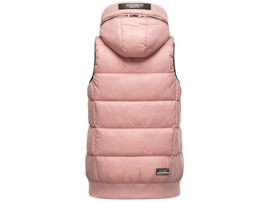 Navahoo KASSIDY gilet con cappuccio da donna, rosa cipria