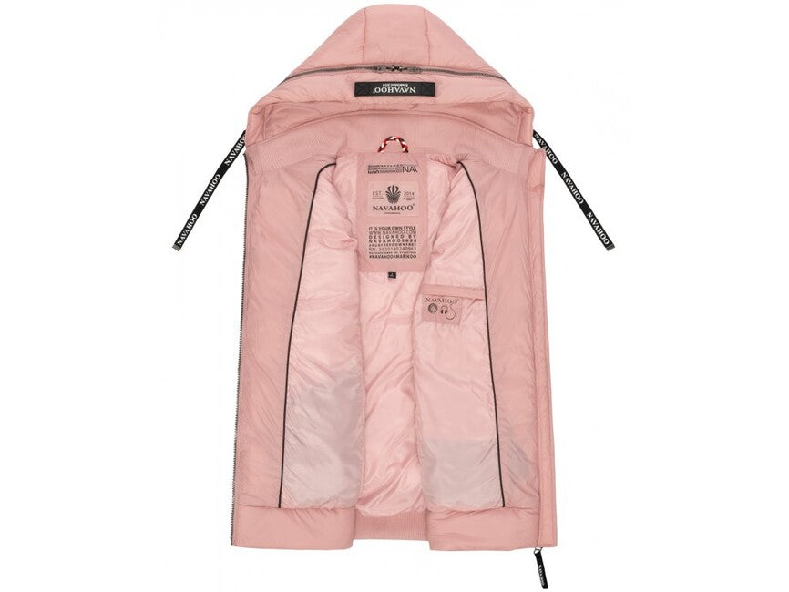 Navahoo KASSIDY gilet con cappuccio da donna, rosa cipria