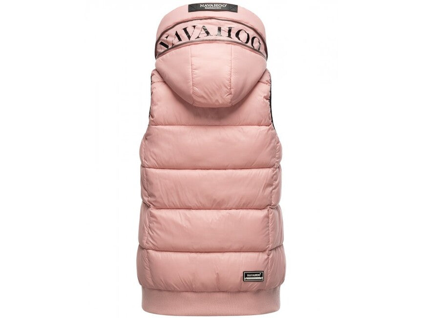 Navahoo KASSIDY gilet con cappuccio da donna, rosa cipria