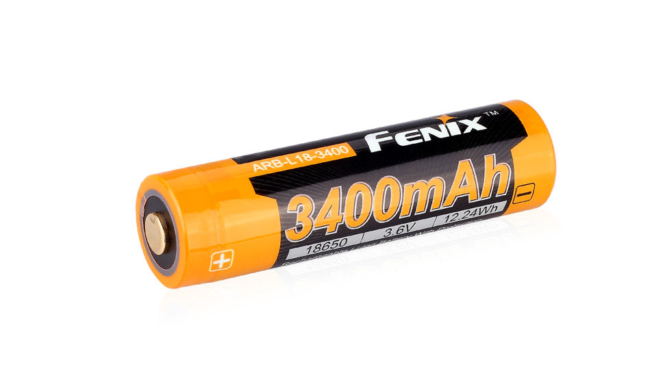 Fenix 18650 batteria ricaricabile 3400mAh li-ion