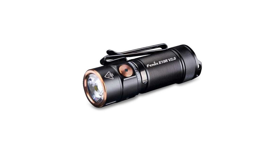 Fenix E18R V2.0 GE torcia ricaricabile, nera