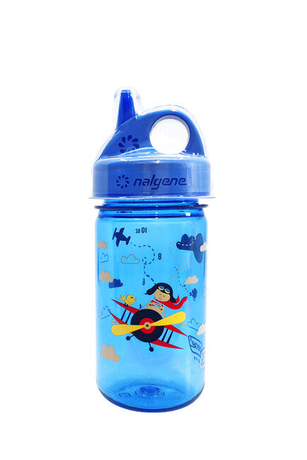 Nalgene Grip-n-Gulp biberon 0,35 l , blu biplano