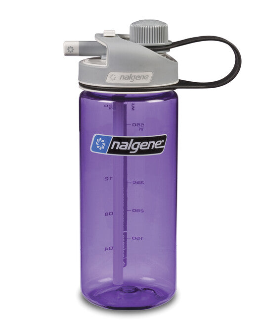 Nalgene Multi Drink Sustain bottiglia per bere 0,6 l, viola