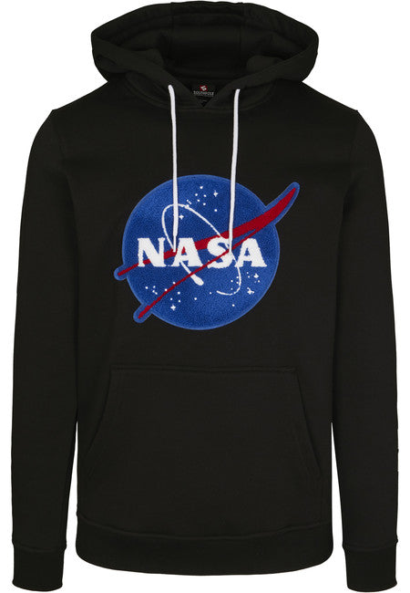 NASA Southpole Insignia Logo felpa con cappuccio da uomo, nera