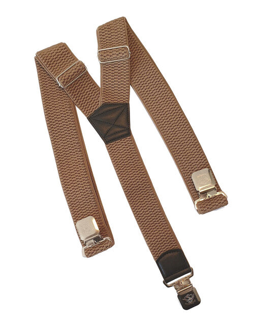 O&T Natur clip per bretelle, coyote