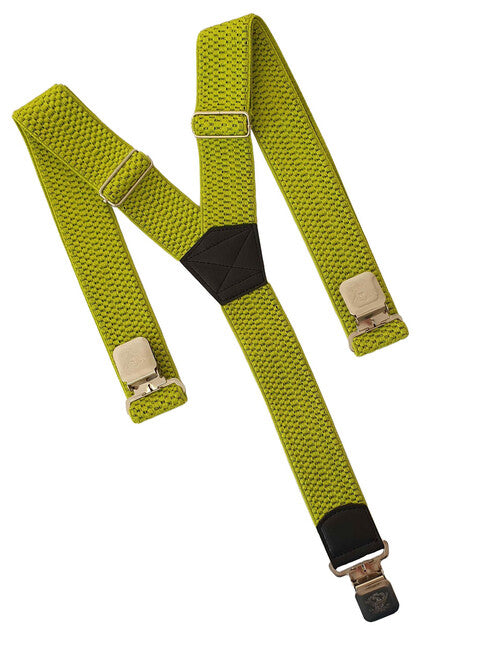 O&T Natur bretelle con clip per pantaloni, pistacchio