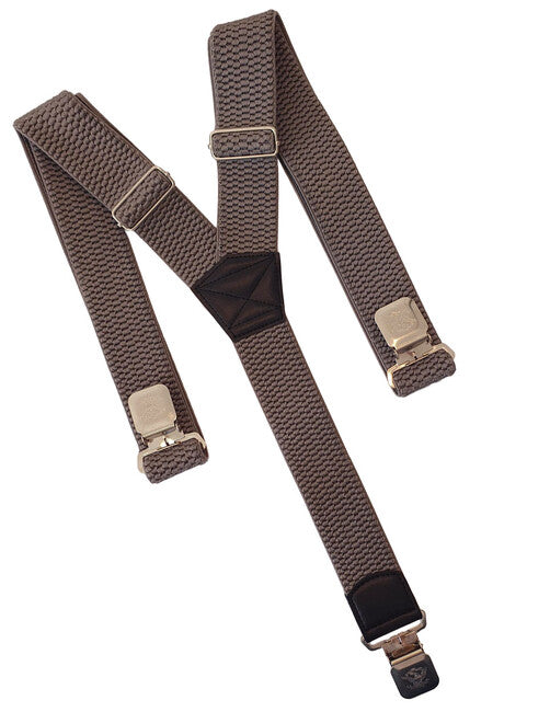 O&T Natur bretelle per pantaloni, grigi