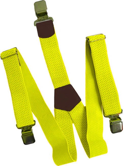O&T Natur con clip per pantaloni, gialli neon