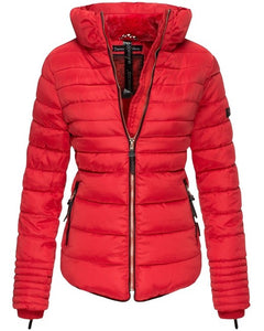 Marikoo Amber giacca invernale con cappuccio da donna, rosso