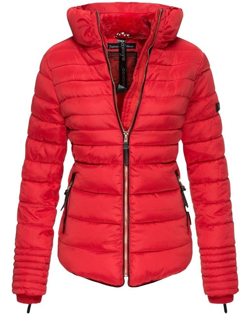 Marikoo Amber giacca invernale con cappuccio, rossa