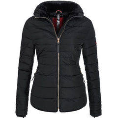 Marikoo Amber giacca invernale con cappuccio da donna, nero