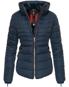 Marikoo Amber giacca invernale con cappuccio da donna, blu scuro