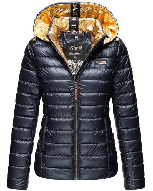 Navahoo Aurelianaa giacca invernale con cappuccio da donna, Navy