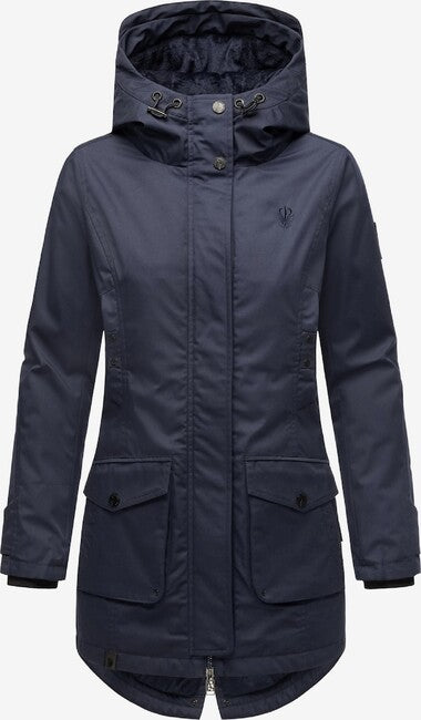 Navahoo Brinjaa giacca softshell transitoria da donna, blu navy