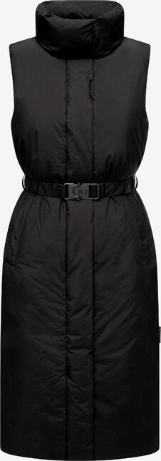 Navahoo Abendlied gilet lungo da donna, nero