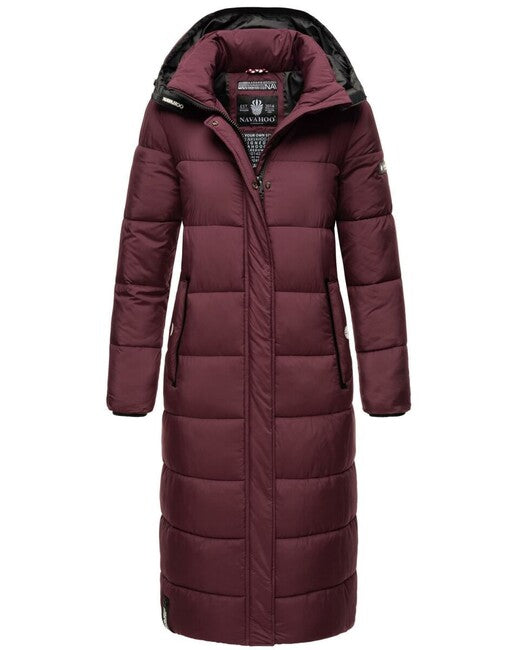 Navahoo Isalie giacca invernale lunga da donna, vino