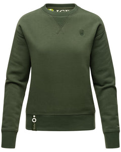Navahoo Zuckerschnecke women's hoodie, olive