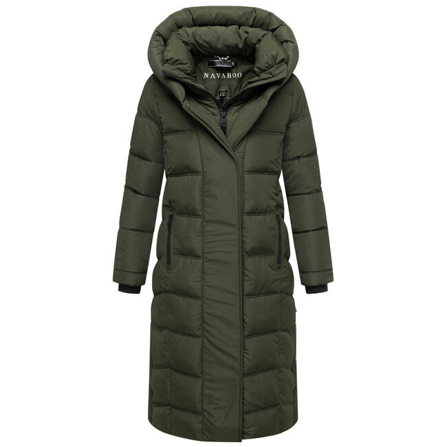 Navahoo Engelsfeder XIV giacca invernale da donna, oliva scuro
