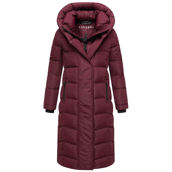 Navahoo Engelsfeder XIV cappotto invernale da donna, wine