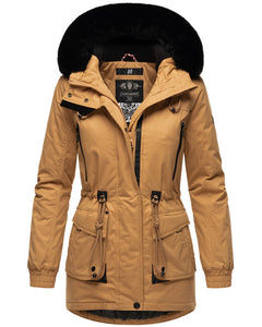 Navahoo Olessa women's winter jacket, Camel