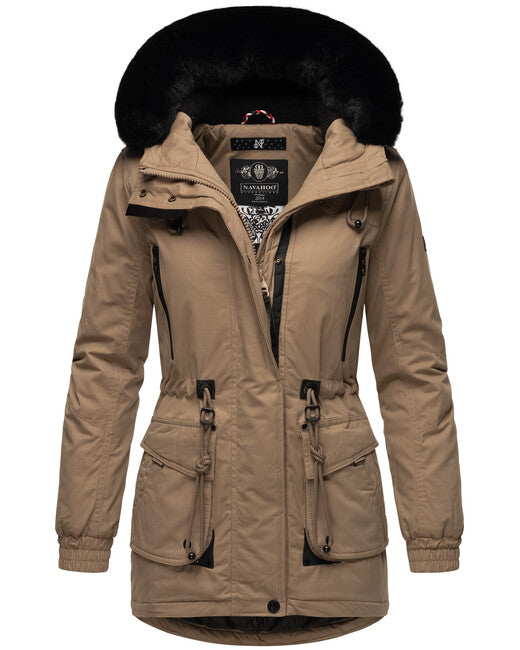 Navahoo Olessa giacca invernale, taupe