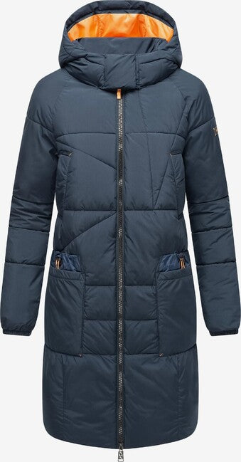 Navahoo Bliblablubb giacca invernale da donna con cappuccio, blu navy