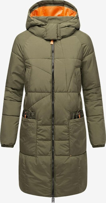 Navahoo Bliblablubb giacca invernale da donna con cappuccio, foresta di olive