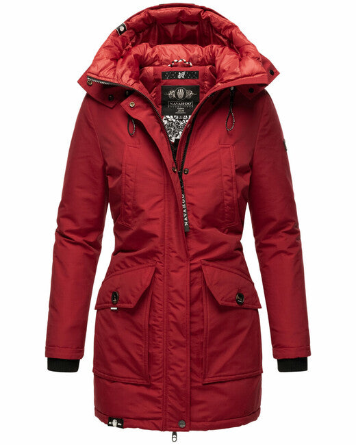 Navahoo Blizzardstorm giacca invernale da donna, bloodred