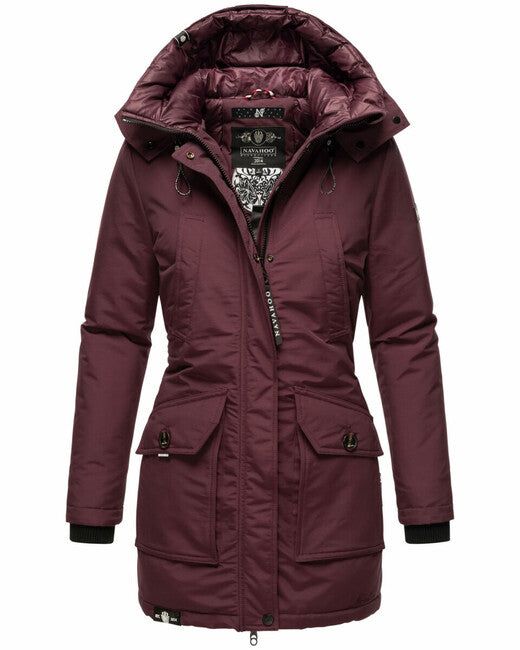 Navahoo Blizzardstorm giacca invernale da donna, vino