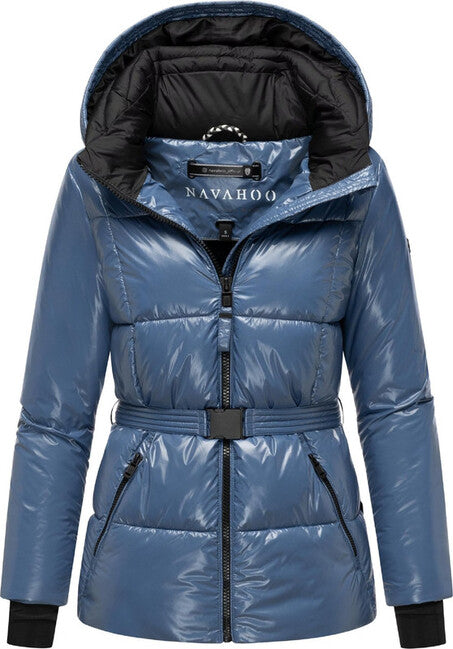 Navahoo Eisglanz giacca invernale da donna, dusty blue