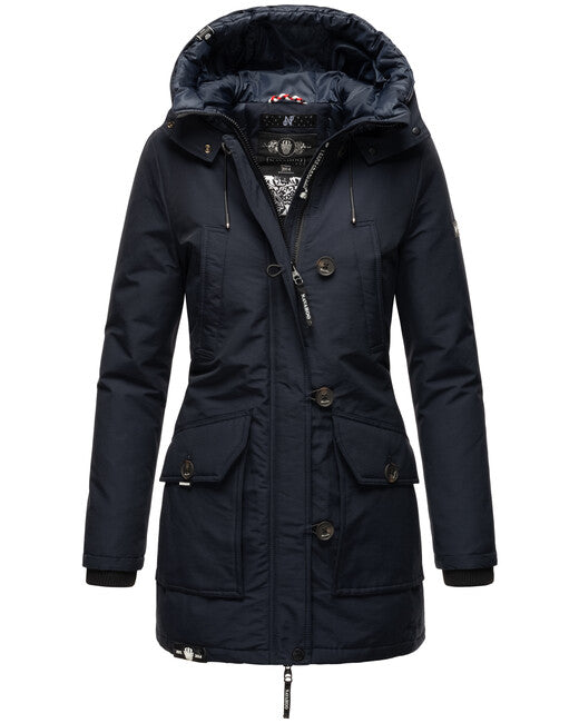 Navahoo Freezestoorm giacca invernale da donna con cappuccio, navy