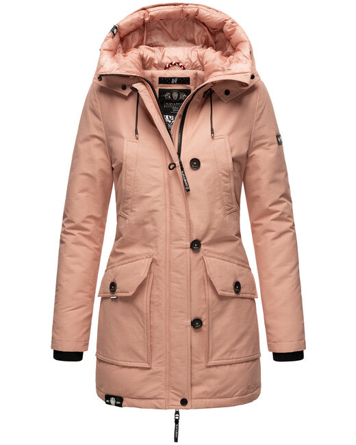 Navahoo Freezestoorm giacca invernale da donna con cappuccio, rosa