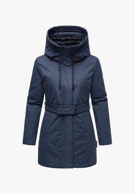 Navahoo Eishauch parka invernale da donna con cappuccio, blu navy