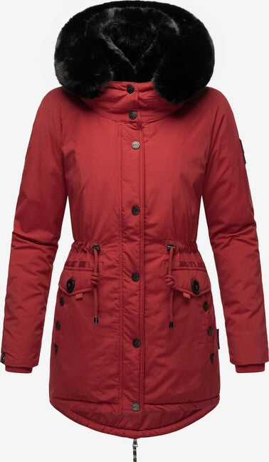 Navahoo Sweety Deluxe parka invernale da donna, rosso sangue