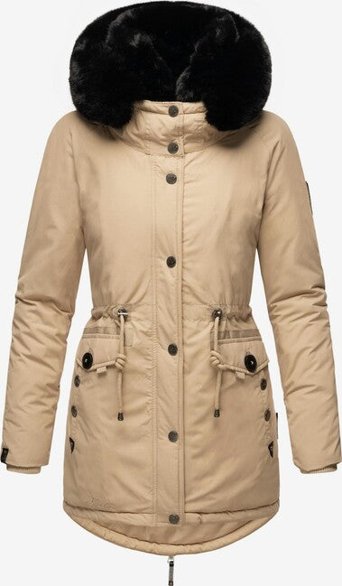 Navahoo Sweety Deluxe parka invernale da donna, tortora