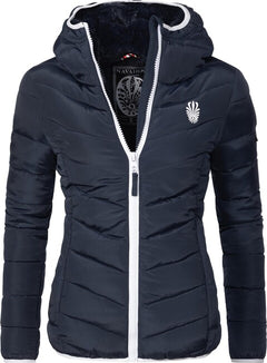 Navahoo ELVA giacca invernale con cappuccio da donna, Navy