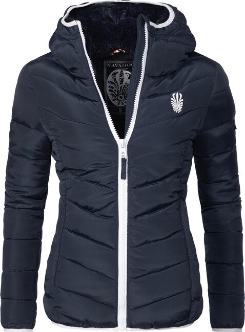 Navahoo ELVA giacca invernale con cappuccio da donna, Navy