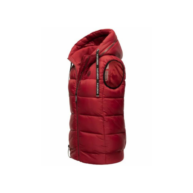 Navahoo Kassidy gilet con cappuccio da donna, rosso sangue
