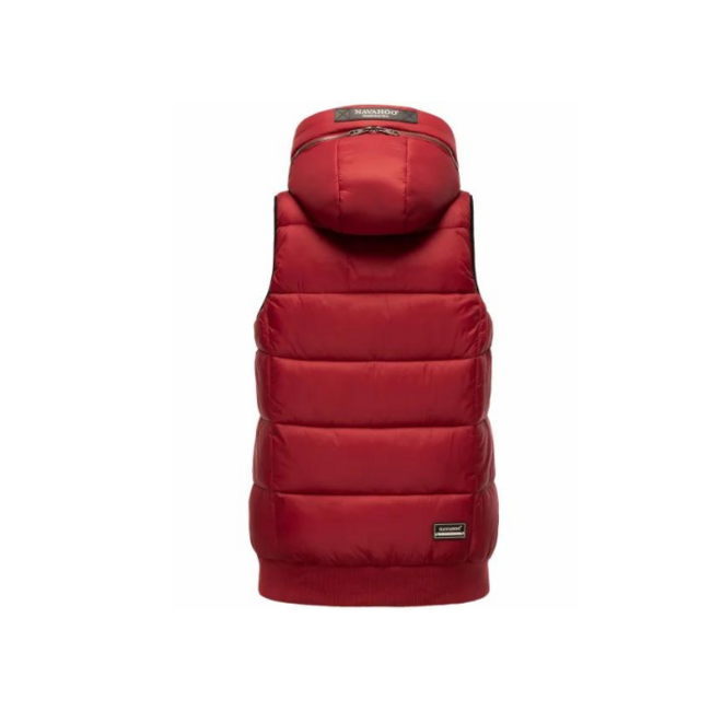 Navahoo Kassidy gilet con cappuccio da donna, rosso sangue