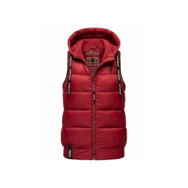 Navahoo Kassidy gilet con cappuccio da donna, rosso sangue