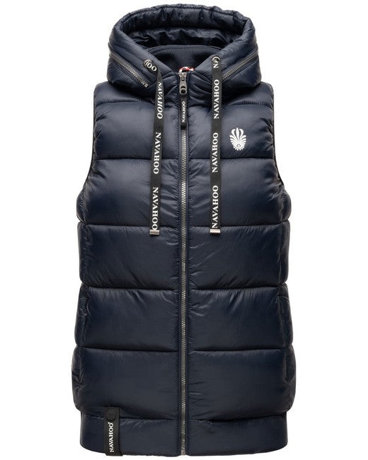 Navahoo Kassidy gilet con cappuccio da donna, navy
