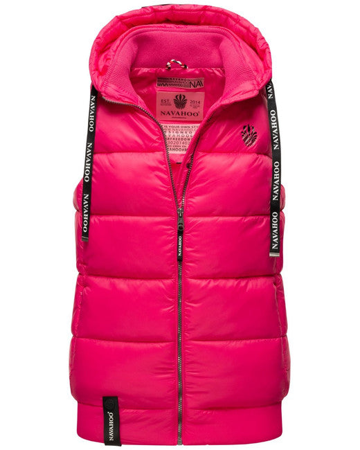Navahoo Kassidy gilet con cappuccio da donna, rosa
