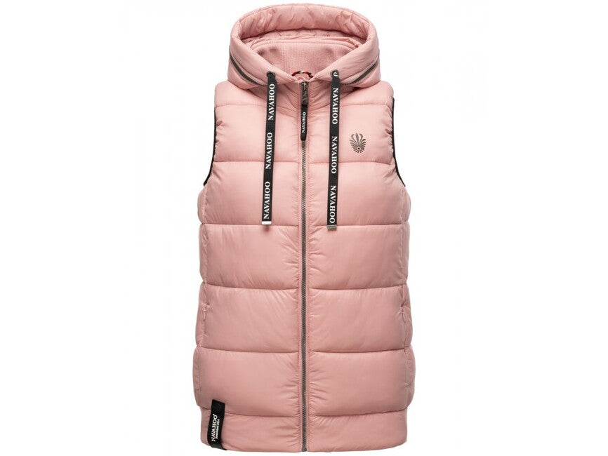 Navahoo KASSIDY gilet con cappuccio da donna, rosa cipria