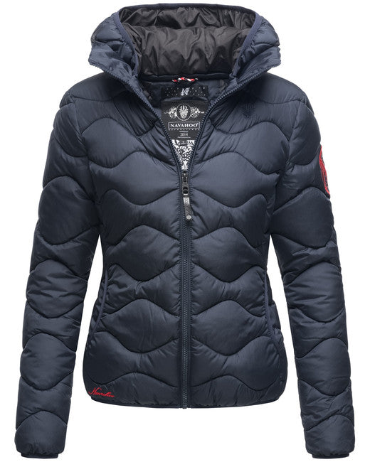 Navahoo Key Color giacca invernale da donna con cappuccio, navy