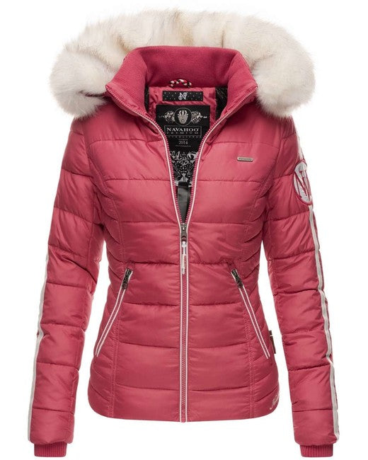 Navahoo Khingaa´s giacca invernale da donna con cappuccio, berry