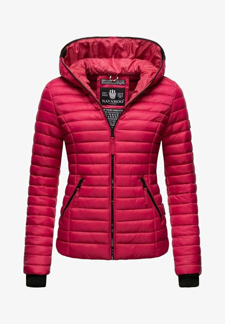 Navahoo Kimuk giacca transitoria da donna con cappuccio, fucsia