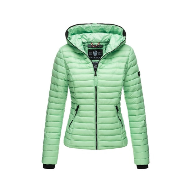 Navahoo Kimuk giacca transitoria da donna con cappuccio, menta