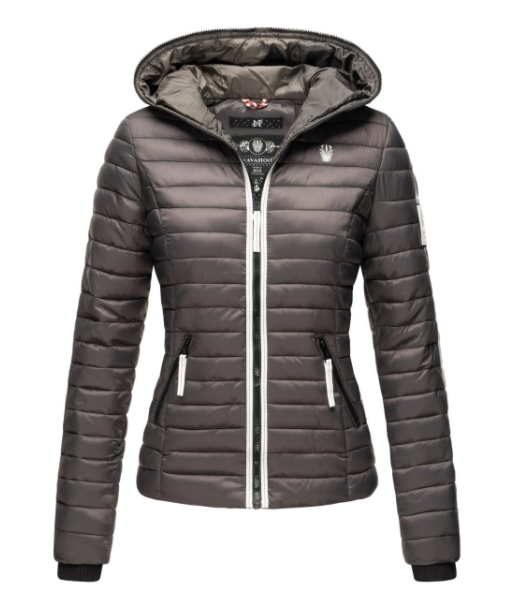 Navahoo Kimuk Princess giacca transitoria da donna con cappuccio, antracite